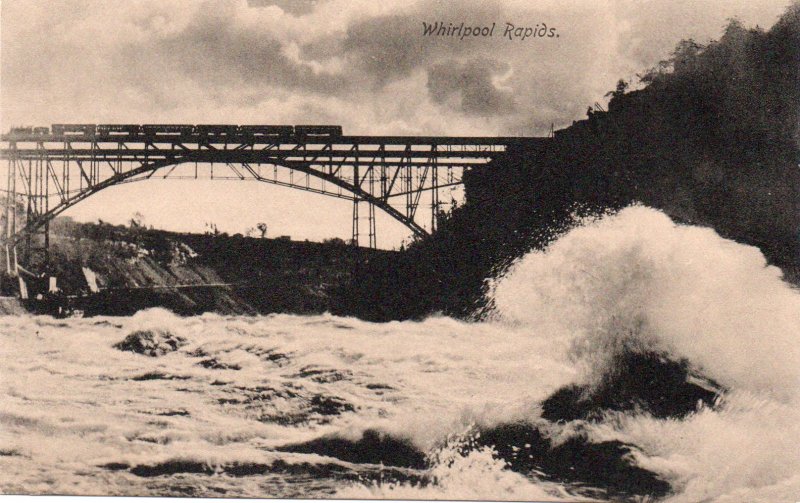 13397 Whirlpool Rapids and Lower Steel Arch Railroad Bridge, Niagara Falls