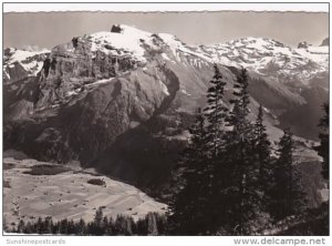 Switzerland Panorama von Ristis-Station Der Titlis 1954 Photo