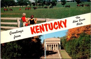Greetings From Kentucky The Bluegrass State Multi View