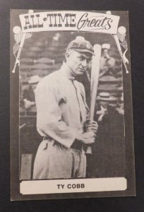 Mint USA Postcard All Time Greats Baseball Ty Cobb 1936 Hall of Fame RPPC