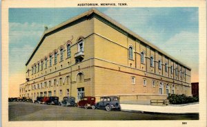 1940s Municipal Auditorium Memphis Tennessee Postcard