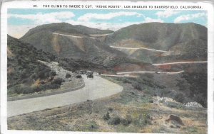 The climb to swede's cut ridge route between los angeles and bakersfield #4