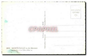 Old Postcard Monaco Monte Carlo Seen from Monaco