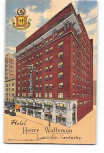 Louisville Kentucky KY Postcard 1950 Hotel Henry Watterson