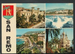 Italy Postcard - Views of San Remo    T4081