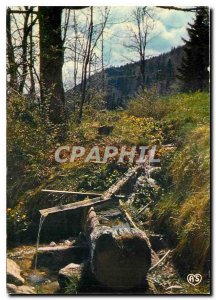Modern Postcard Strolling in Franche Comte