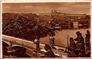 Czech Republic Prague Hradcany Vintage Postcard C017