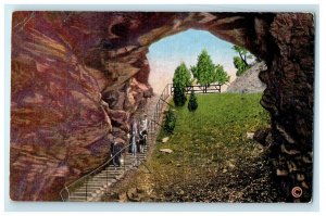 1946 Mammoth Cave Entrance In Old Witt Springs Kentucky KY Vintage Postcard 