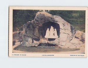 Postcard Fountain Of The Rosary Cap de la Madeleine Canada