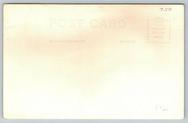 Cassville Missouri~Rock Veneered Home of Russell E Thompson~1940s RPPC