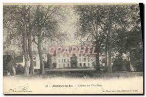 Old Postcard Dammarie Les Lys Chateau Des Eaux Vives