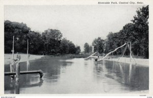 CENTRAL CITY, Nebraska, 1910-30s; Riverside Park, Swimming Area