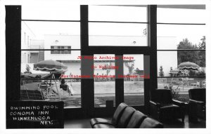 NV, Winnemucca. Nevada, RPPC, Sonoma Inn, Swimming Pool, Photo