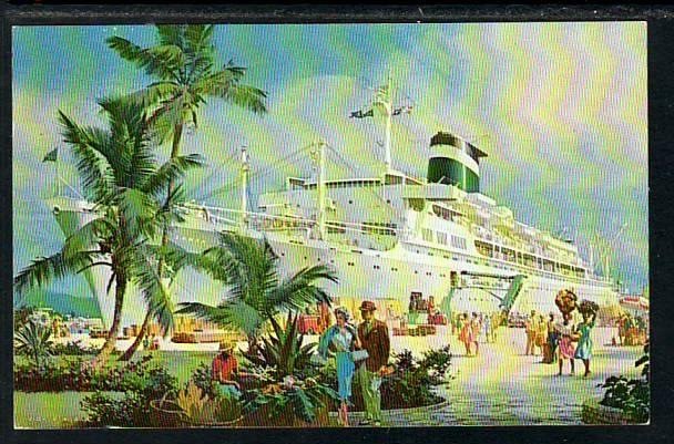 New Santa Rosa Grace Line Ocean Liner Postcard 