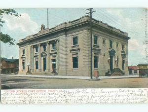 Pre-1907 POST OFFICE Joliet Illinois IL Q1826