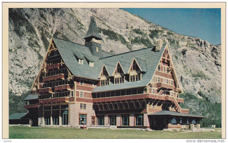 Prince of Wales Hotel, Waterton Lakes, National Park, Canada, 40-60s