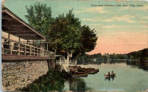 1910s View Near Country Club Iowa City Iowa Postcard