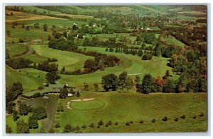 c1960's Air View of Oneonta Country Club, Oneonta New York NY Postcard