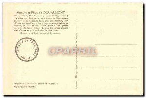 Old Postcard Ossuary Lighthouse Douamont Army