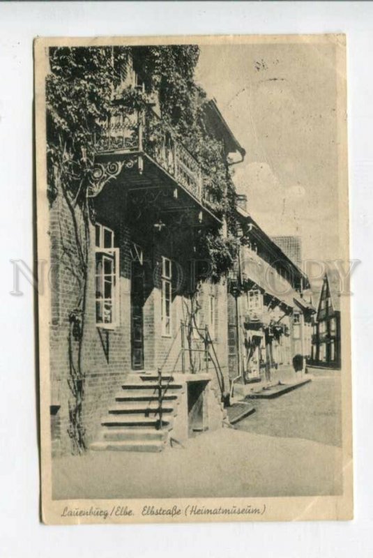 426456 GERMANY Flauenberg Elbe Elbstrasse Vintage Exhibition RPPC return