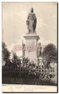 Old Postcard The Monument Romans States General De Dauphine