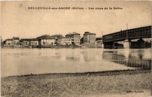 CPA BELLEVILLE-sur-SAONE Les RIVES de la SAONE (444191)