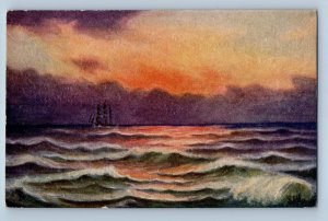 Postcard Twixt Sea and Sky GE Hopcroft Painting c1910 Oilette Tuck Art