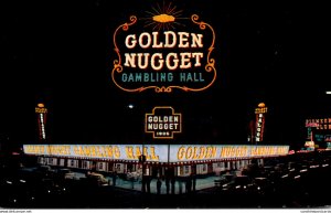 Nevada Las Vegas Golden Nugget Gambling Hall Saloon and Restaurant