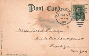 Old Slave Market Open-Air Pavilion St. Augustine Florida Antique Postcard 1907