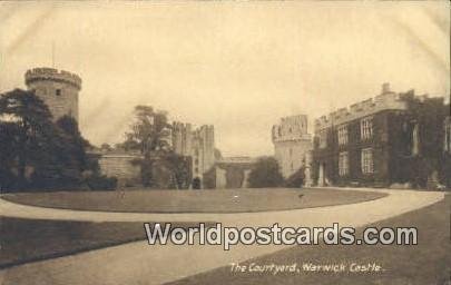 The COUrtyard Warwick Castle UK, England, Great Britain Unused 