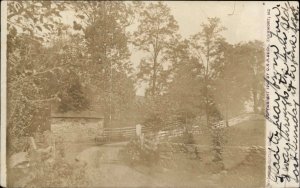 Thurmont Maryland MD Websters Spring House 1907 Real Photo Postcard