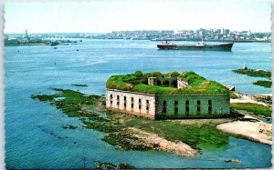 Postcard - Portland Harbor - Portland, Maine