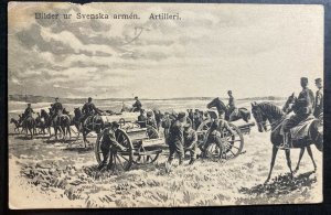 Mint Picture Postcard PPC The the Swedish army Artillery