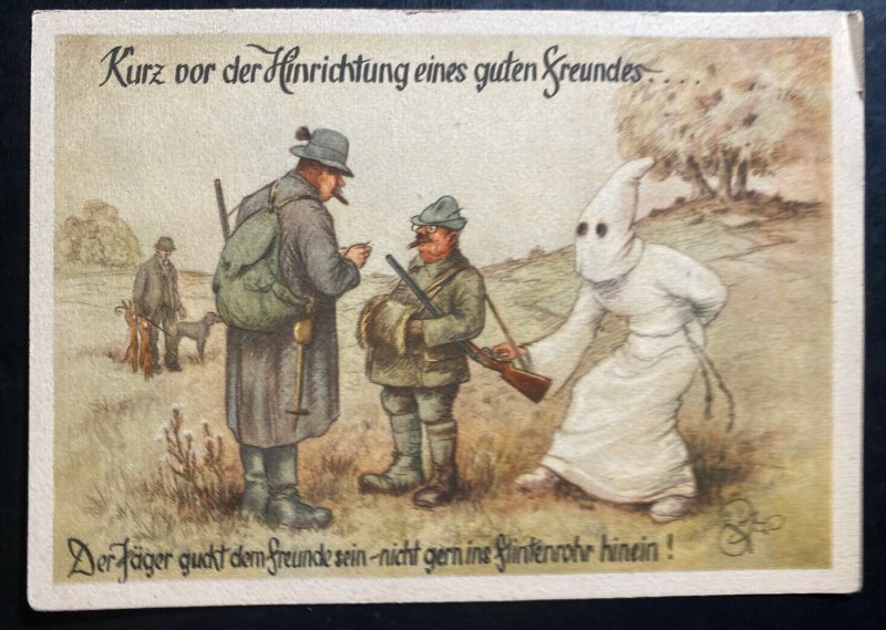 Mint Germany Picture Postcard In Favor Of hunting aid