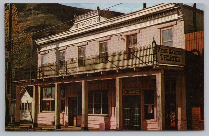 Jackson Wyoming~Pink Garter Theatre~Vintage Postcard