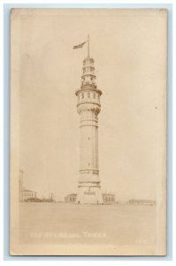 c1920's Constantinople Istambul Tower Turkey RPPC Photo Vintage Postcard