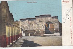 BF19255 pompei bagni di stabia  italy  front/back image