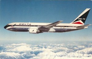 Boeing 767 Delta Air Lines Vintage Advertising Postcard