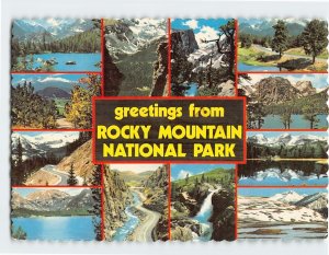 Postcard Greetings from Rocky Mountain National Park, Colorado