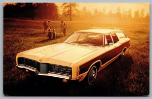 Postcard c1970s Advertisement Ford LTD Country Squire Station Wagon Woodgrain