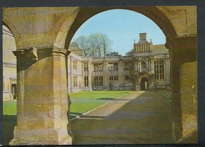 Northamptonshire Postcard - Kirby Hall, Inner Court From The Loggia T4270