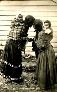 New Zealand - Traditional Maori Greeting.   *RPPC