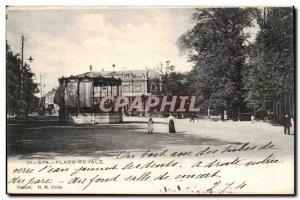 Belgie Belgium Spa Place Royale Old Postcard