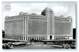 Merchandise Mart Chicago Illinois RPPC Real Photo Vintage Postcard 