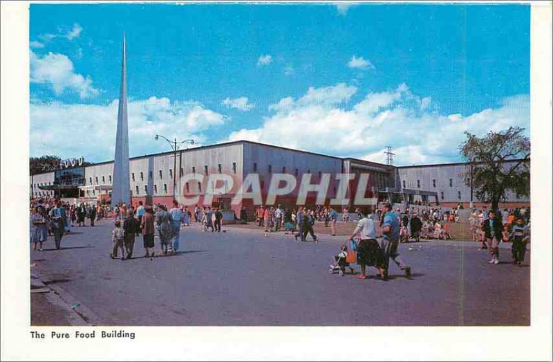 Modern Niagara Postcard The Grandstand The Pure Food Building