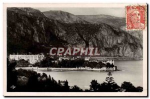 Old Postcard Beaulieu Sur Mer View On L & # 39Hotel Bristol