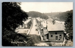 WOODLAWN PA ANTIQUE REAL PHOTO POSTCARD RPPC