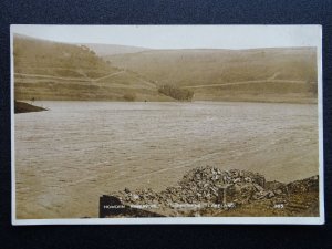 Derbyshire Lakeland HOWDEN RESERVOIR Upper Derwent c1930 RP Postcard by R Sneath