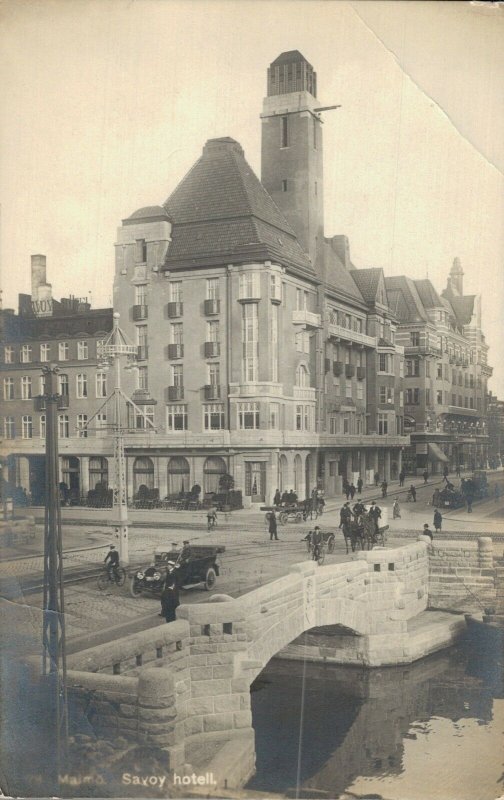 Sweden - Malmø Savoy Hotel RPPC 03.05