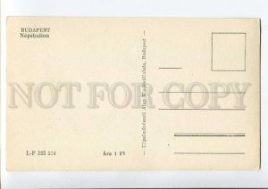 263540 HUNGARY BUDAPEST Stadium Soccer game Vintage postcard